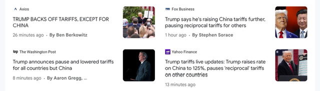 April 9, 2025 - Trump backs off tariffs (except for China).jpeg