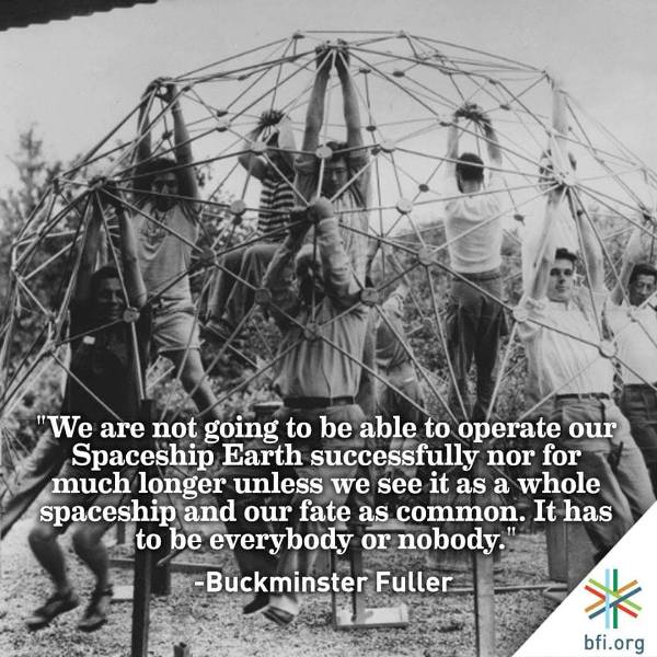 Buckminster and a Geodesic Dome.jpg