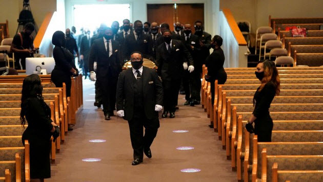June 9, 2020, Funeral Service for George Floyd begins.jpg