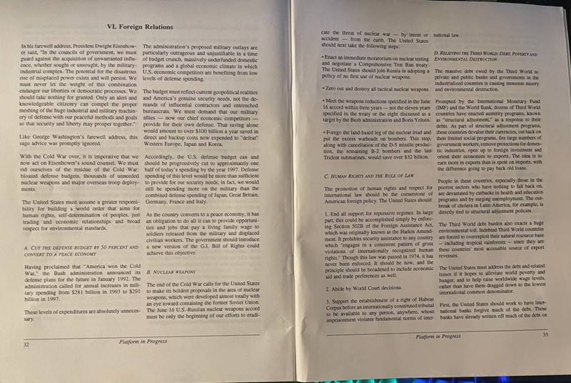 Platform in Progress Presidential Campaign Jerry Brown 1992 Foreign Relations.jpg