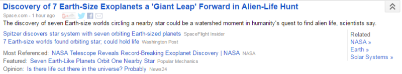 Seven planets around dwarf star TRAPPIST.png