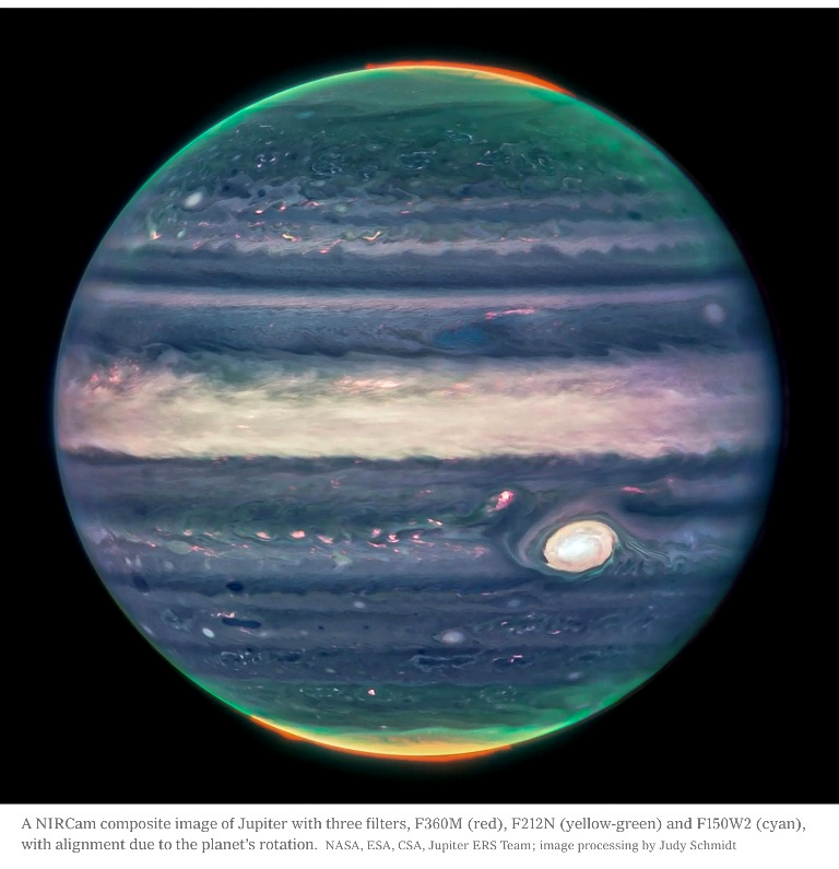 Webb Telescope observes Jupiter - Aug 2022.png